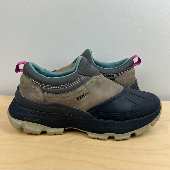 L.L. Bean Women’s Size 8.5 M Storm Chaser 6 Waterproof Slip On Shoes Iron Navy - Picture 2 of 12